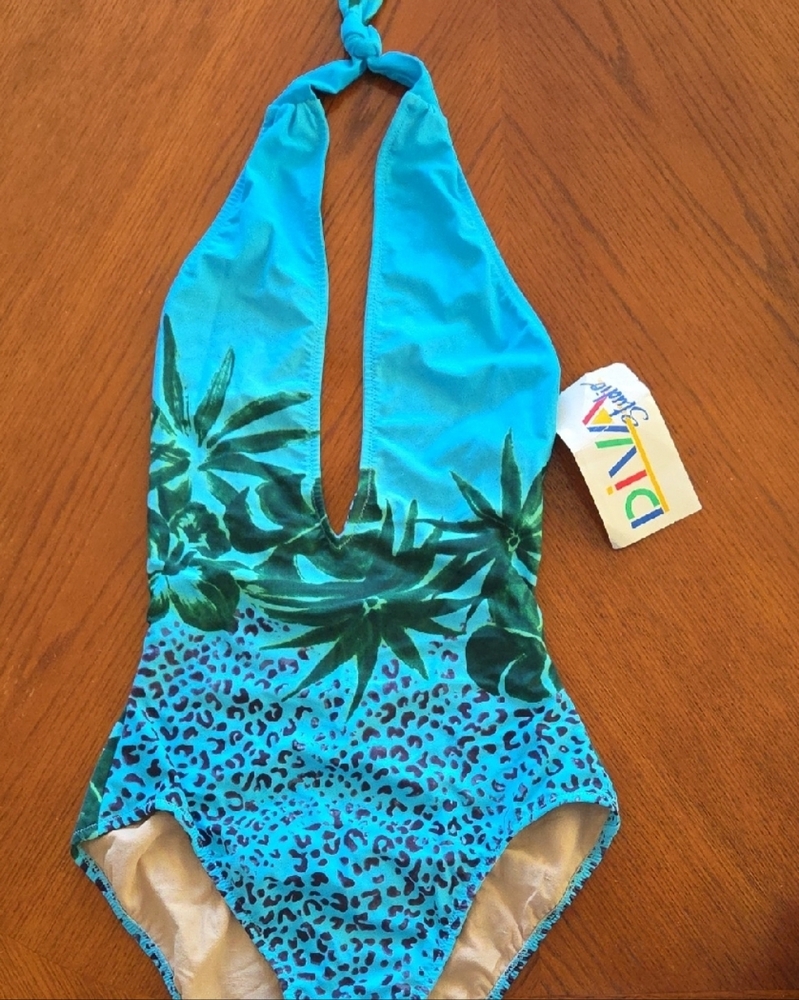 Diva Studio Deep Plunge Swimsuit